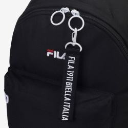 Fila Lettering Round - Poikien Reput - Mustat | FI-25768